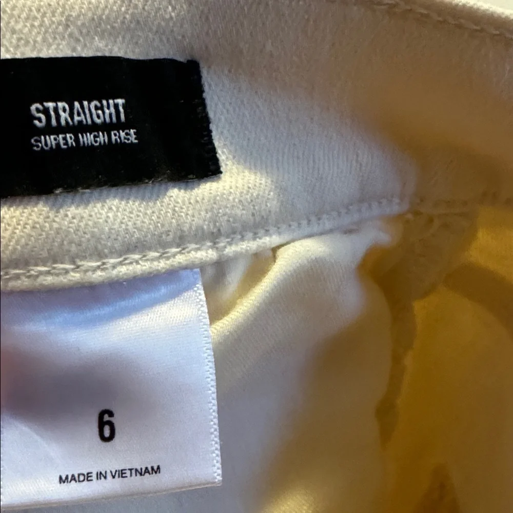 Express Straight Super High Rise Jeans